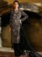 Sublime Grey Georgette Designer Dress