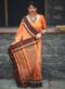 Lovely Cotton Peach Traditional Saree