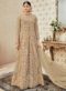 Splendid Magenta Velvet Designer Wedding Wear Salwar Kameez