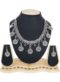 Beautified With Black Colored Motis Necklace Set