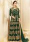 Graceful Green Georgette Designer Embroidered Work Anarkali Salwar Suit