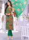 Multicolor Crepe Georgette Printed Casual Salwar Suit