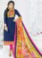Charming Pink Digital Print Chanderi Cotton Churidar Salwar Suit