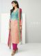Multicolor Cotton Printed Party Wear Salwar Suit