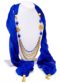 Multicolor Chiffon Designer Scarf With Party Wear Necklace