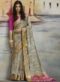 Magnificent Pink Silk Zari Print Traditional Saree