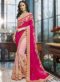 Attractive Red Georgette Traditional Bandhej Saree