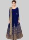 Elegant Black Tapeta Silk Designer Embroidered Wrok Anarkali Salwar Suit