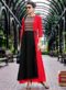 Lovely Red And Black Georgette Party Wear Designer Kurti