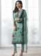 Marvellous Green Georgette Digital Printed Designer Salwar Suit