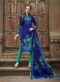 SareeBuzz Green & Blue Colored Cambric Cotton Salwar Suit