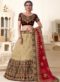 Charming Magenta Velvet Zari Work Designer Wedding Lehenga Choli