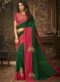 Lovely Red Silk Zari Print Designer Wedding Saree