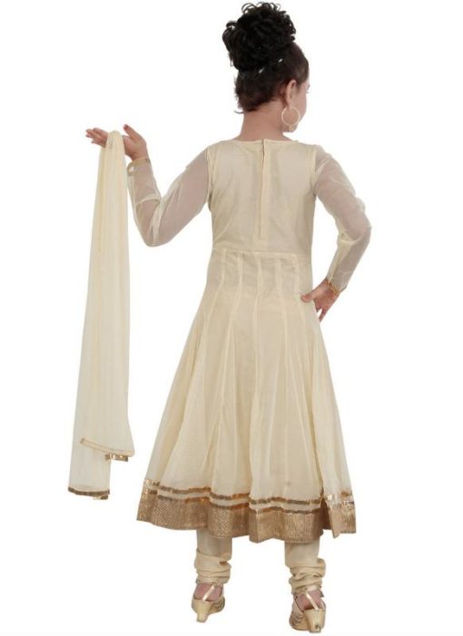 Winsome Off White Net Embroidered Work Designer Readymade Suit