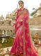 Beautiful Maroon Silk Designer Wedding Saree