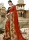 Delightful Beige Silk Designer Embroidered Work Wedding Saree