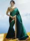 Wonderful Green Silk Designer Party Wear Saree