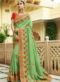Fetching Black Silk Embroidered Work Designer Wedding Saree