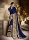 Palak Treditional Blue and Pink Party Wear Saree