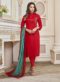 Kavya Designer Red Churidar Salwar Suit