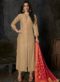 Amazing Red Silk Embroidered Work Designer Palazzo Suit