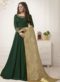 Elegant Sea Green Silk Embroidered Work Party Wear Churidar Salwar Kameez