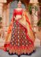 Majestic Cream Jacquard Silk Zari Weaving Designer Lehenga Choli