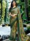 Classic Yellow Georgette Printed Casual Wear Saree