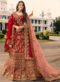 Delightful Beige Silk Embroidered Work Designer Wedding Lehenga Choli