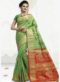 Grandiose Green Banarasi Silk Zari Work Wedding Saree