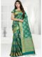 Attractive Green Banarasi Silk Zari Work Wedding Saree