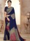 Majestic Maroon Satin Georgette Printed Casual Wear Saree