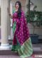 Hitansh Blue Designer Banarasi Silk Saree