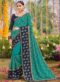Green Silk Embroidered Work Wedding Saree