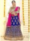 Pink Net Embroidered Work Designer Wedding Lehenga Choli