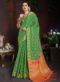 Rani Pink Silk Zari Weaving Wedding Saree