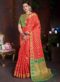 Rani Pink Silk Zari Weaving Wedding Saree