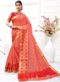 Beige Cotton Silk Zari Weaving Wedding Saree
