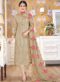 Brown Georgette Embroidered Work Designer Salwar Suit