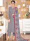 Brown Georgette Embroidered Work Designer Salwar Suit
