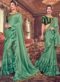Light Green Silk Designer Party Wear Saree