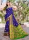 Multicolor Georgette Bandhani Traditional Saree