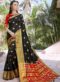 Red Silk Zari Print Wedding Saree