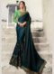 Miraamall Green Silk Embroidered Work Designer Saree