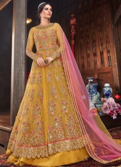Buy Designer Net Wedding Salwar Suit
