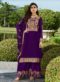 Brown Georgette Ceremony Wear Palazzo Suit