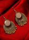 Deluxe White Thread And Moti Work Traditional Handmade Earings