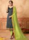 Designer Pruple Banarasi Silk Salwar Suit