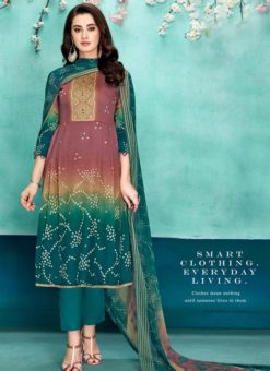 Printed Designer Pure Zam Cottom Salwar Suit