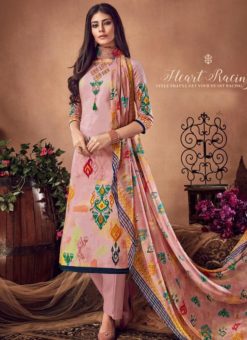 Printed Casual Wear Pure Cambric Salwar Suit